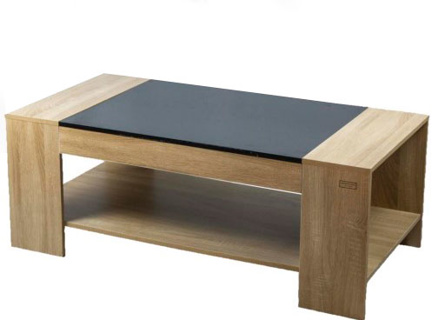 Mesa de Centro Kenneth Cole KCWD2022058-O Roble Bicolor 120x45x60cm