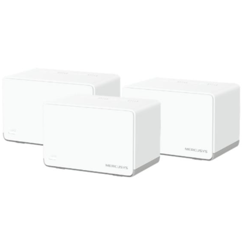 Router WiFi Mercusys Halo H70X Mesh WiFi 6 AX1800 Doble Banda 1800Mbps 3 Pack