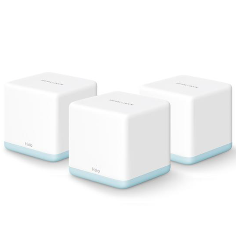 Router WiFi Mercusys H30 Mesh AC1200 Doble Banda 3 Pack