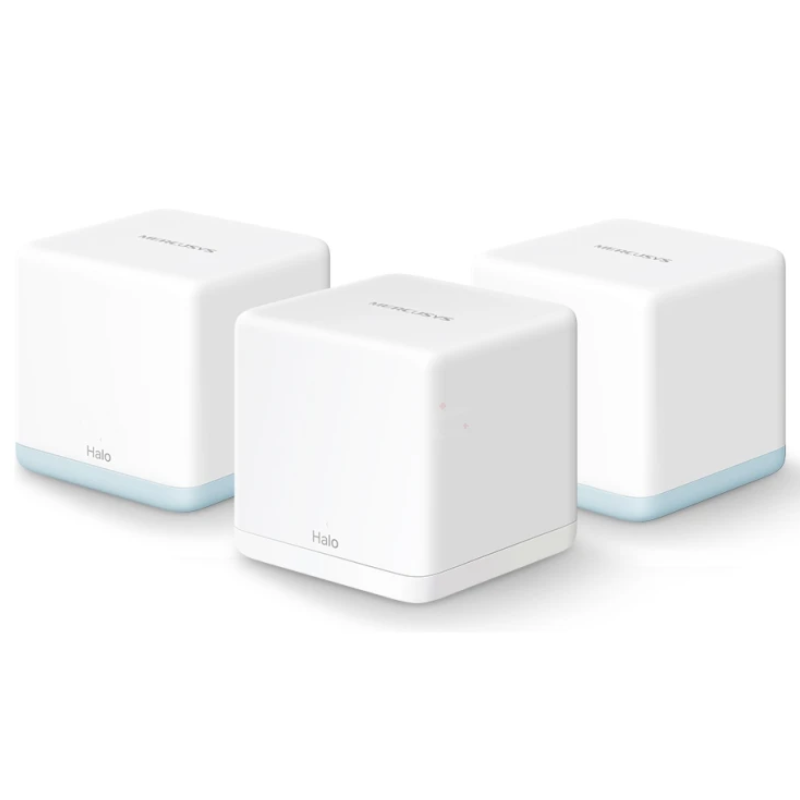Sistema WiFi Mesh Mercusys Halo H32G WiFi5 Doble Banda 3 Pack