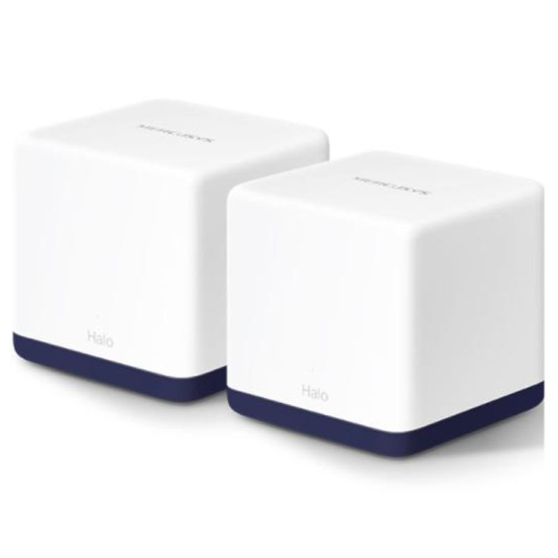 Sistema WiFi Mesh Mercusys Halo H50G AC1900 Doble Banda 2 Pack