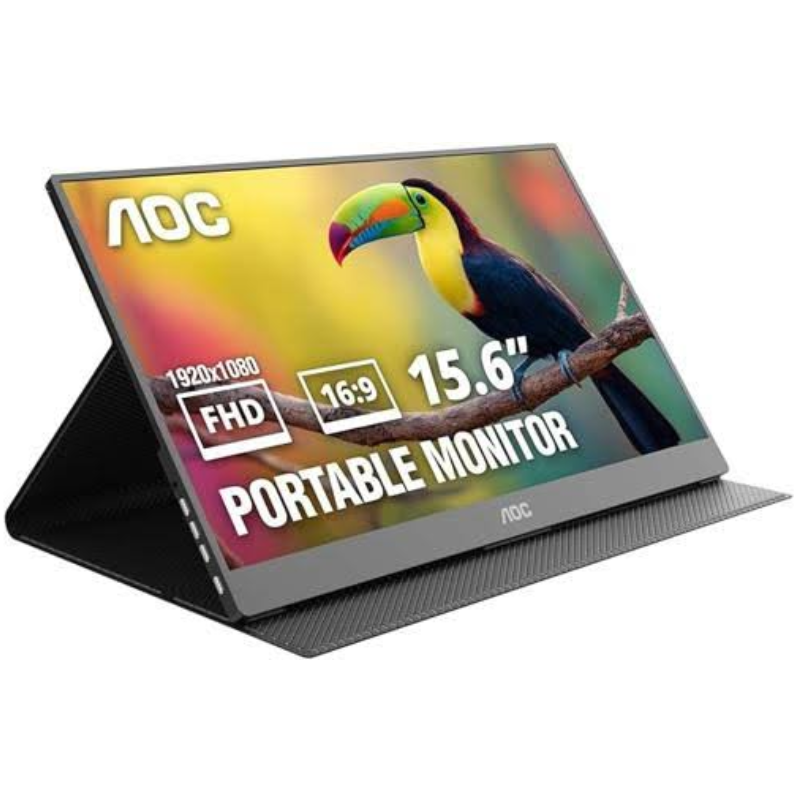 MONITOR PORTÁTIL 15.6 PULG AOC 16T20 PLANO 1920 X 1080 FHD 60HZ IPS USB-C SIN ADAPTADOR INCLUIDO