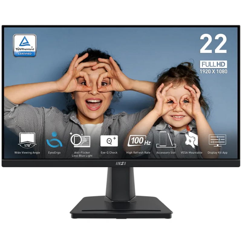 MSI - LED-backlit LCD monitor - 21.45" - 100Hz 1ms HDMI VGA VA MP225v