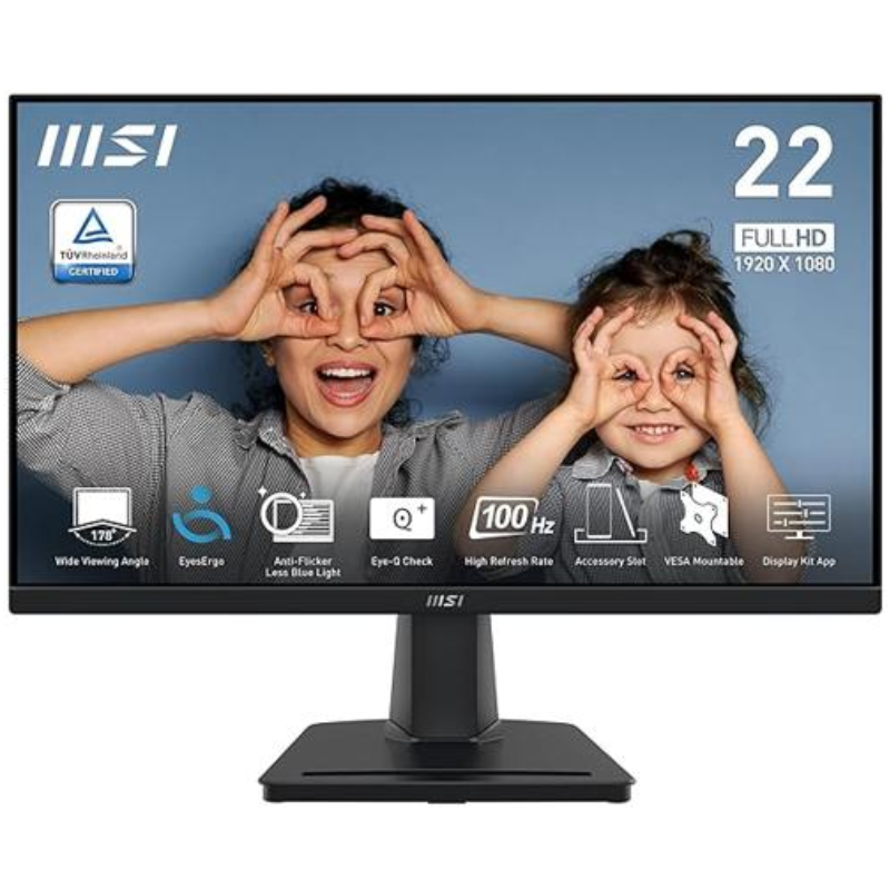 MSI MONITOR 22" MP225 FLAT 100HZ IPS