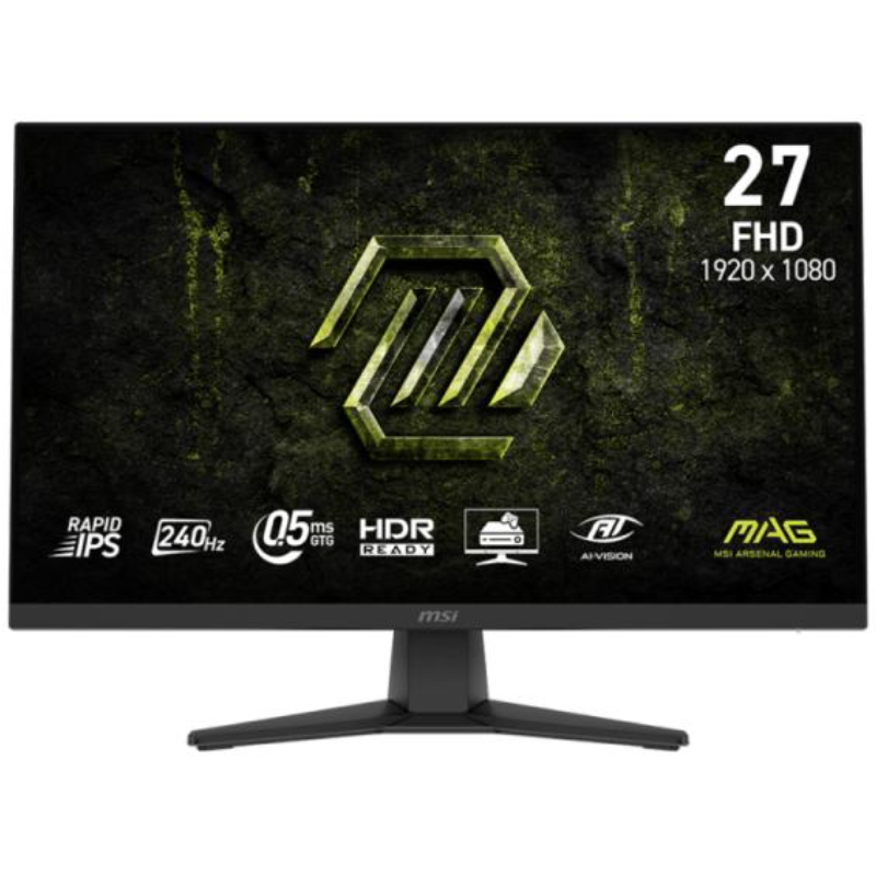 MONITOR GAMING MSI MAG 272F X24 27 PULG PLANA 1920X1080 FREESYNC PREMIUM 9S6-3CE11M-026