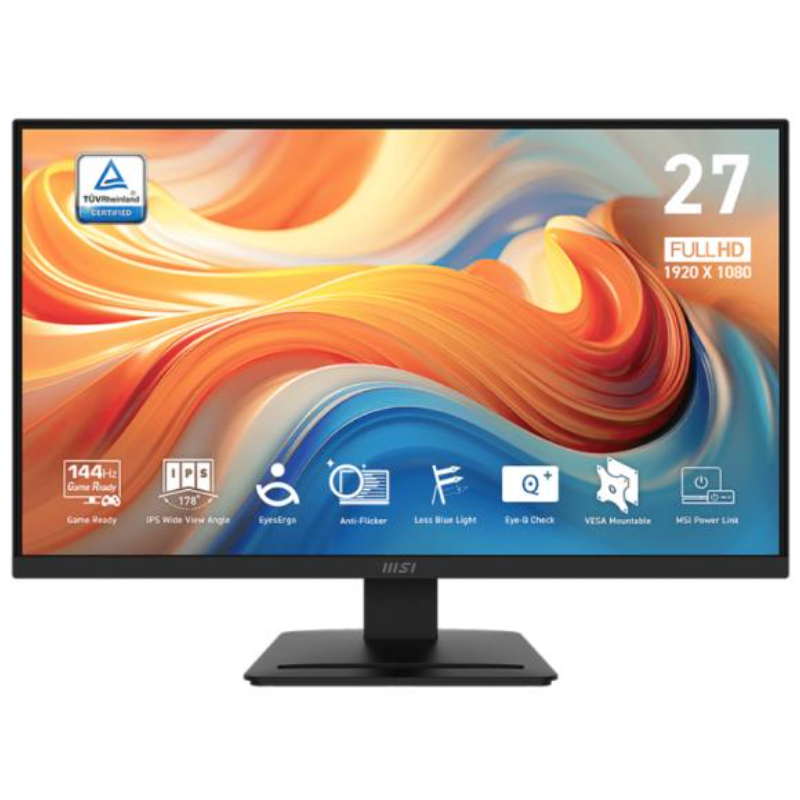 MONITOR MSI PRO MP273L E14 27 PULG PLANA 1920X1080 144HZ IPS FREESYNC HDMI  / VGA 9S6-3PE2CH-005
