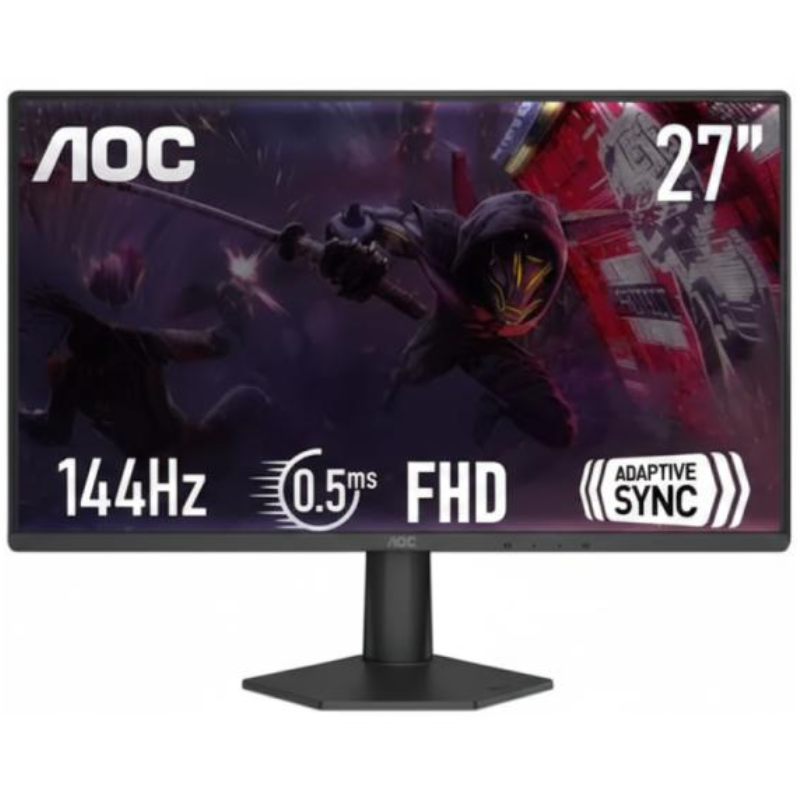MONITOR AOC 27G50F 27 PULG PLANA FULL HD 1920 X 1080 144 HZ LCD  HDMI / DISPLAYPORT / G-SYNC COMPATIBLE / FREESYNC