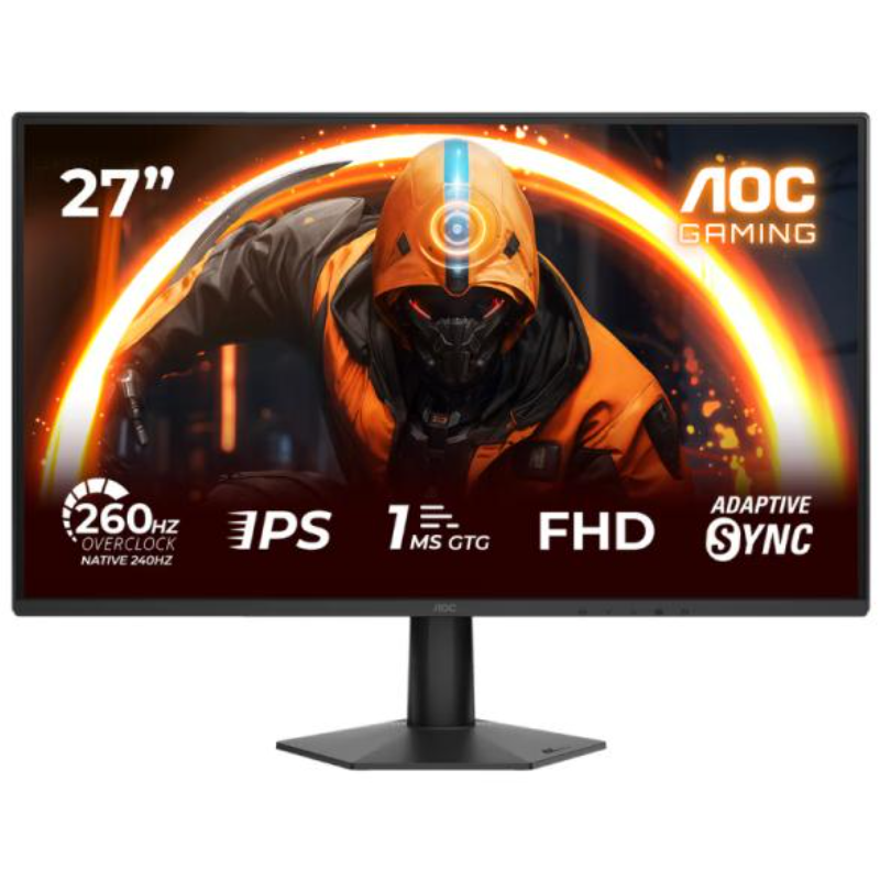 MONITOR AOC 27G50Z 27 PULG PLANA FULL HD 1920 X 1080 260HZ FAST IPS LED ADAPTIVE SYNC HDMI / DISPLAYPORT / AUDIO