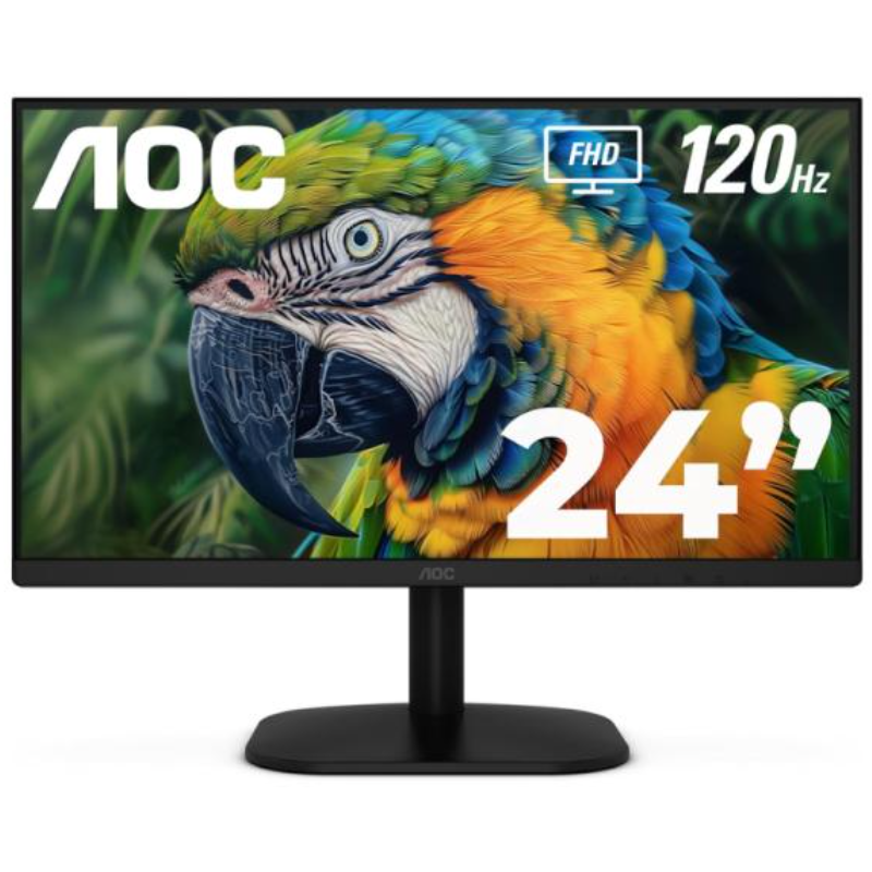 MONITOR AOC 24B35H3 24 PULG PLANA FULL HD 1920 X 1080 120HZ IPS LED ADAPTIVE SYNC HDMI / VGA / 3.5MM