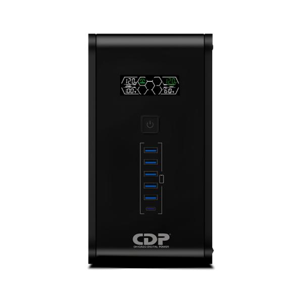 UPS CDP R-SMART1010 1000VA 500W UPS LINEA INTERACTIVA 120VAC AVR 6 TOMAS USB
