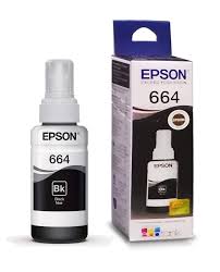 Botella de Tinta Epson T664120-AL Negro 70ml