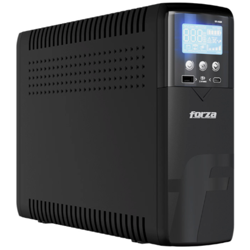 Forza - UPS - Line interactive - 900 Watt - 1500 VA - AC 110/120 V - 10-NEMA USB 1A/1C