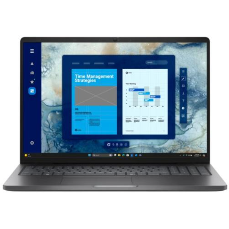 Laptop Dell Pro 16 PC16250 Ultra 5 225U 16GB 512GB SSD 16" FHD+ WiFi 6E Windows 11 Pro Teclado Español Black