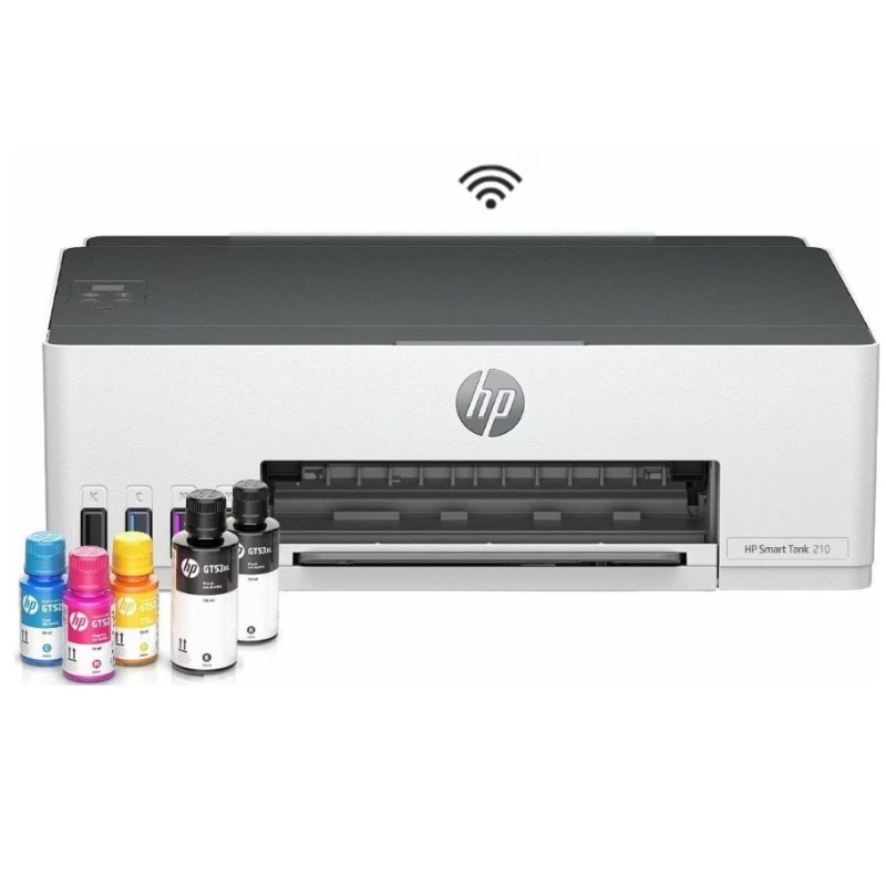 HP Smart Tank 210 PR WLS 12/5PPM 110/220V EN SP - Wifi - Continuous Ink - Smart App Duplex - Thermal Inkjet