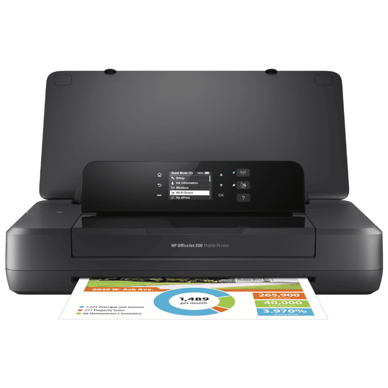 Impresora de Inyección de Tinta HP Officejet 200 Monocromo USB WiFi 1200x1200dpi