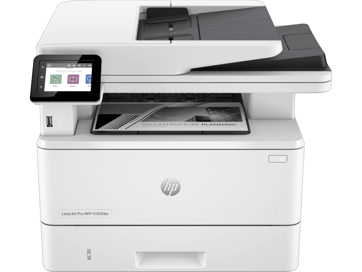 Impresora Multifunción HP LaserJet Pro 4103fdw Láser Monocromo WiFi Ethernet 42ppm ADF