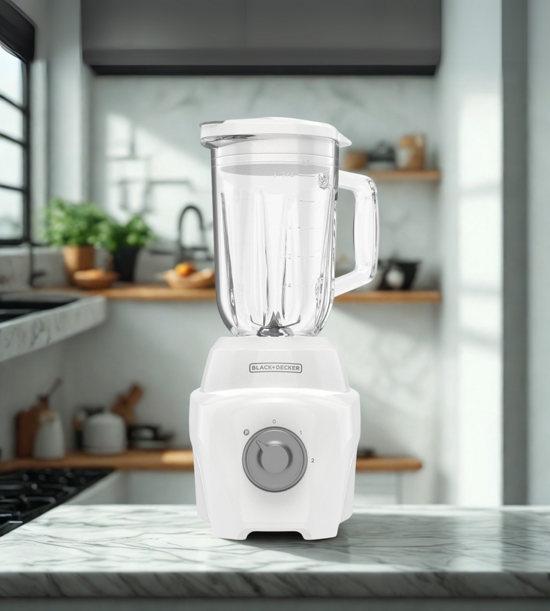 Black + Decker licuadora ice crush Vidrio 2vel 700W blanca - BL0876-0WDLA