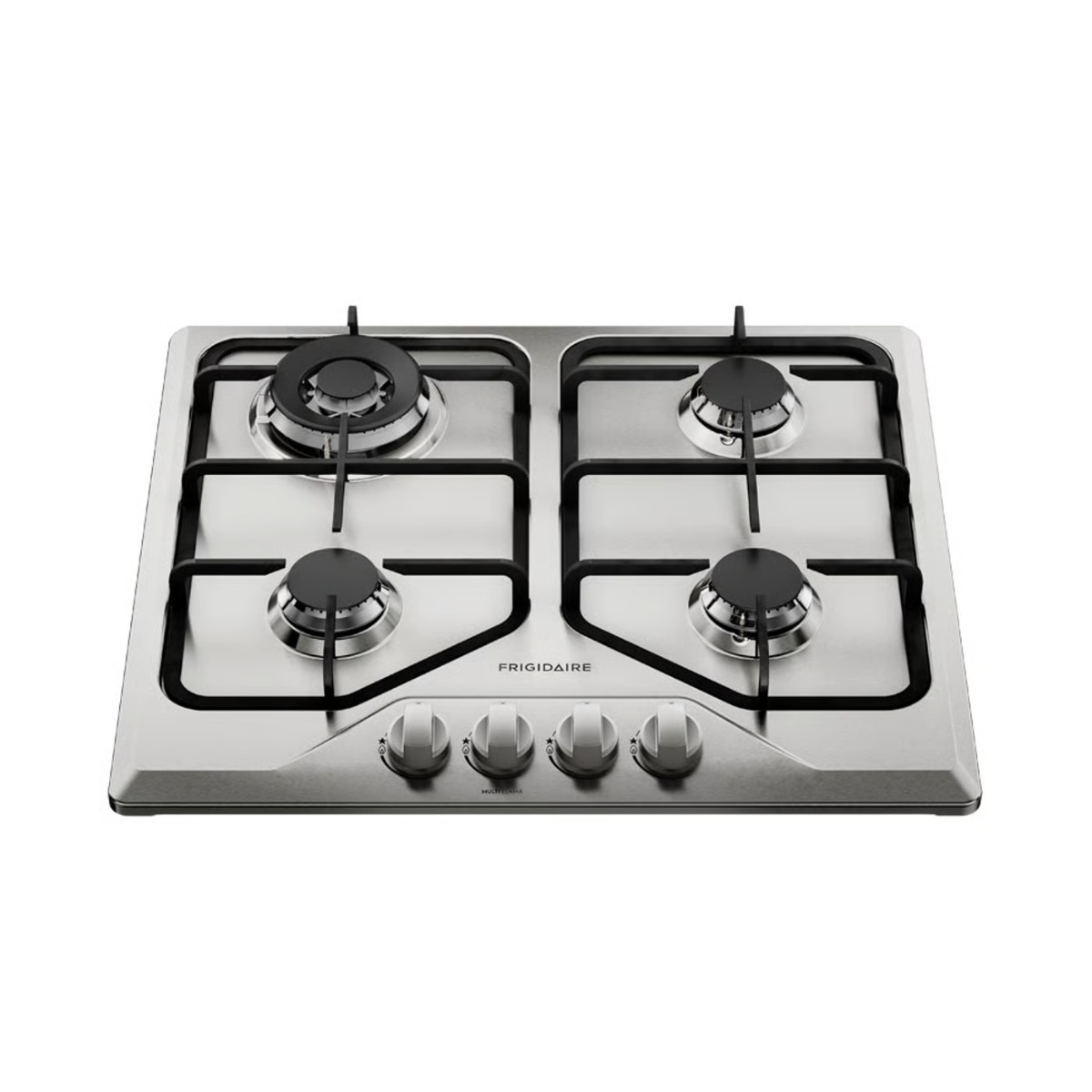 Frigidaire plantilla de gas 24" vidrio empotrable 4 quemadores FTGY24R0EMS