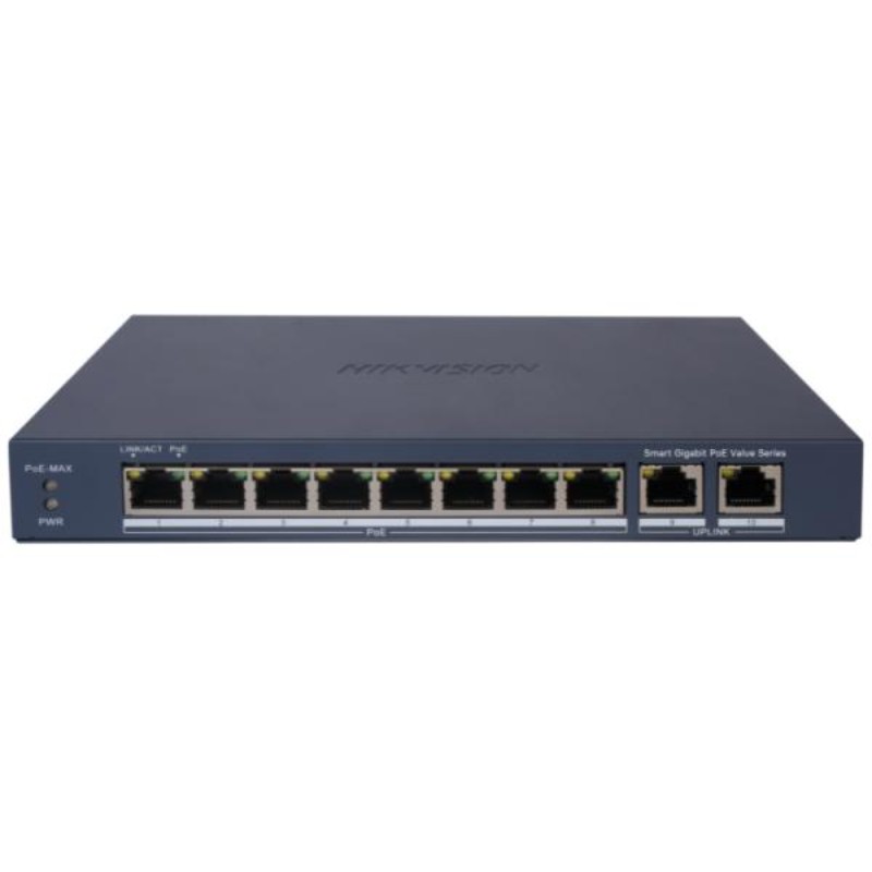 Switch Hikvision DS-3E1510P-EI/M(O-STD) (E) 10 Puertos Gigabit 60 W Smart