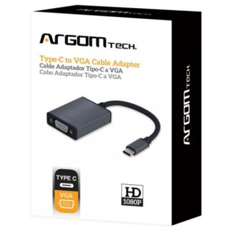 Cable AV Argom ARG-CB-0043 USB-C a VGA 6pulg