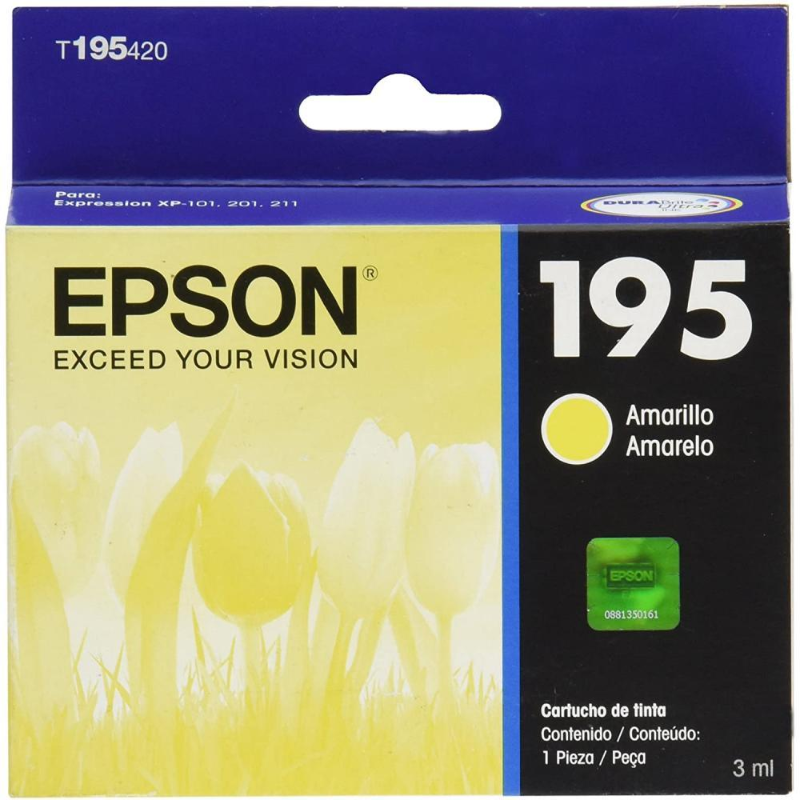 Tinta Epson T195 Cartucho Amarillo