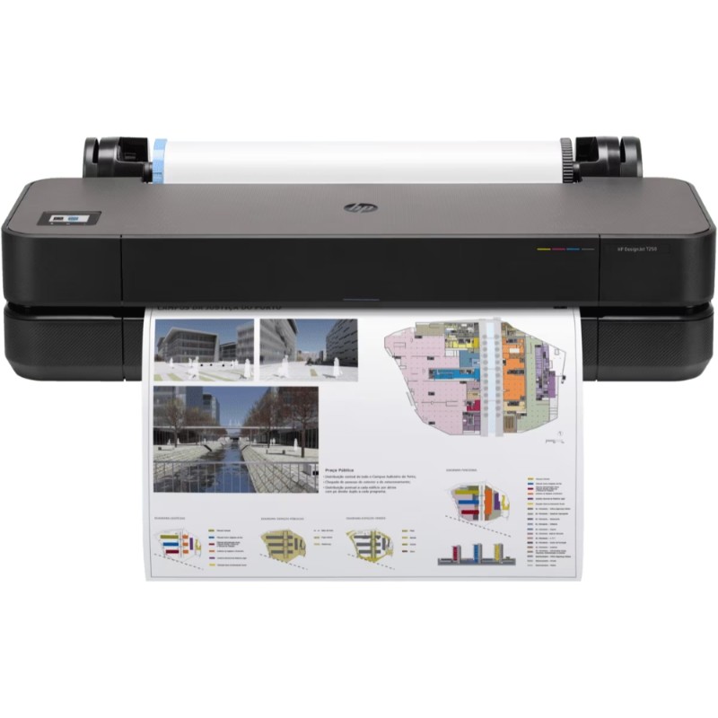 Plotter HP DesignJet T250 24″ Tinta WiFi + Ethernet