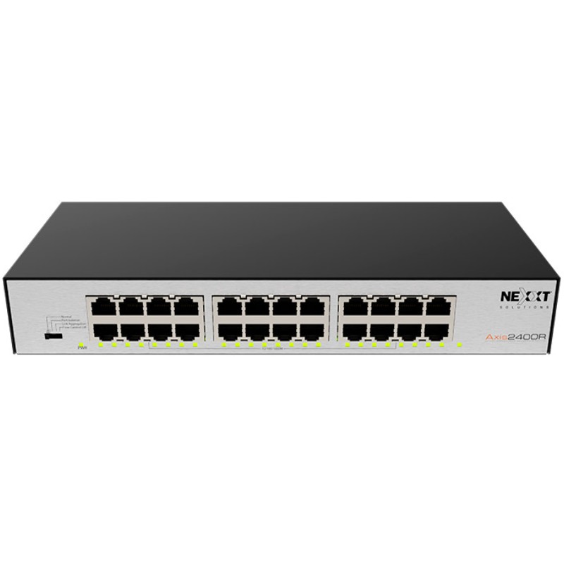 Switch Nexxt Axis2400R 24 Puertos Gigabit No Administrable