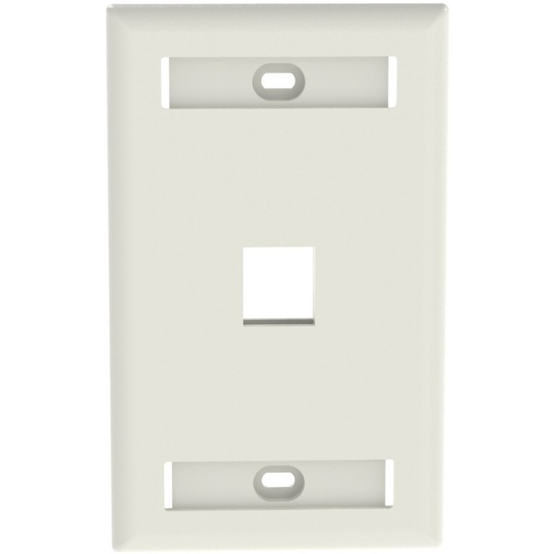 PLACA FRONTAL NK 1PUERTO SENCILLA BLANCO
