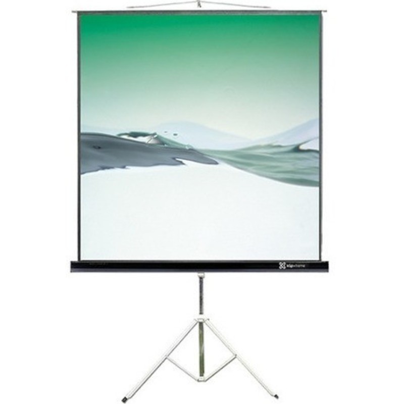 Pantalla de Proyección Klip Xtreme KPS-104 120″ 4:3 Trípode Blanco Mate