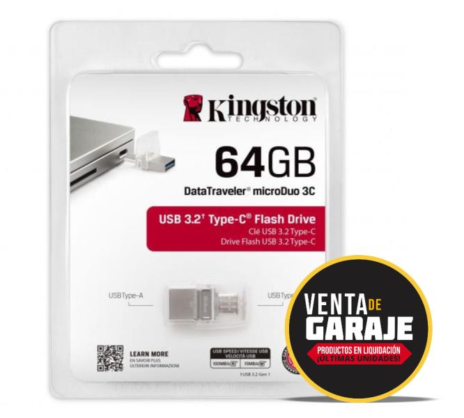 Memoria USB Kingston DataTraveler Micro Duo 64 GB USB 3.1