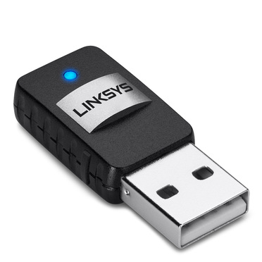 Adaptador de Red USB WiFi Mini Linksys AC580 Doble Banda USB 2.0
