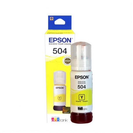 Botella de Tinta Epson T504420-AL Amarillo 70ml