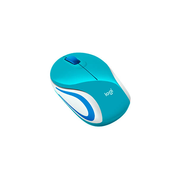 Mouse Logitech M187 Mini Inalambrico Bright Teal