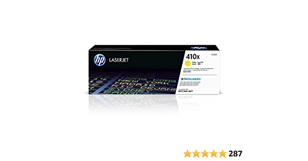 Tóner HP 410X Amarillo Alto Rendimiento