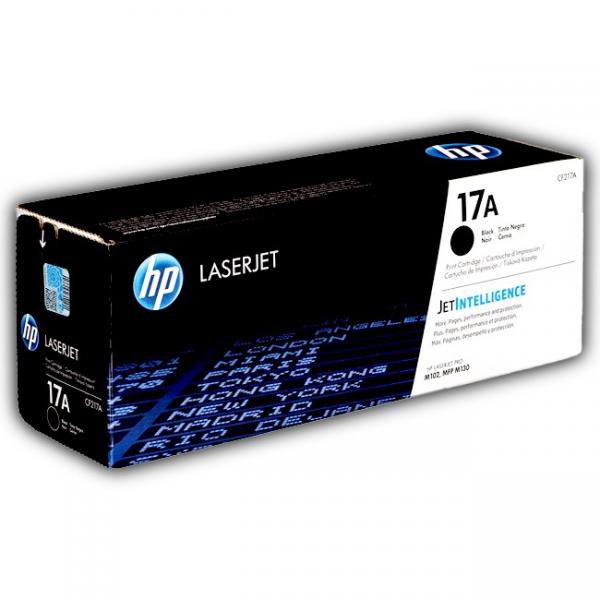 Tóner HP 17A Negro