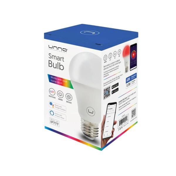 Bombillo Inteligente Unno Tekno LB1301WT RGBW WiFi