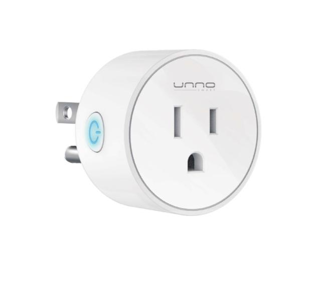 Enchufe Inteligente Unno Tekno WiFi Sencillo 1100 W 10A Alexa y Google