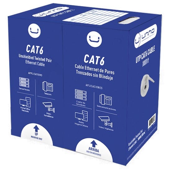 Cable de Red Unno Tekno Cat6 UTP