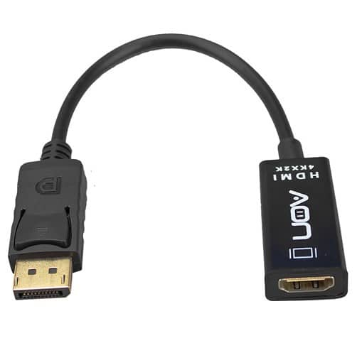 Adaptador AON DisplayPort a HDMI 4K (Hembra)