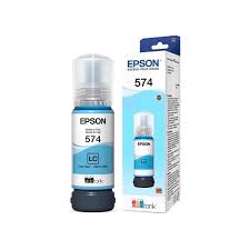 Botella de Tinta Epson T574520-AL Cian Claro