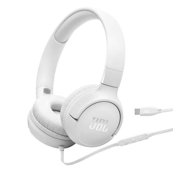 Audífonos JBL Tune 520C On-Ear USB-C Blanco