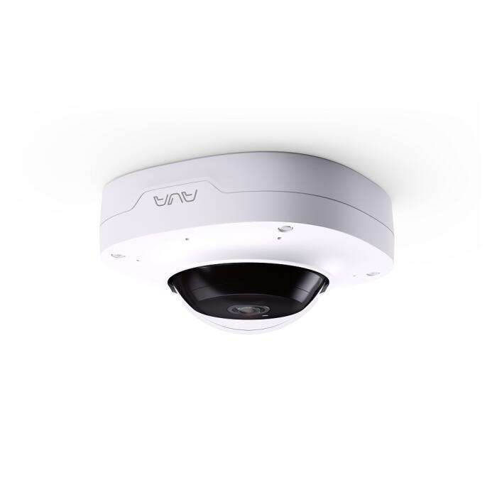 Cámara Ava 360° 12MP con IA, IR, micrófonos y protección IK10/IP66