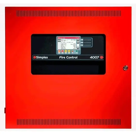 Panel de Control Simplex 4007-9201 Incendio Táctil 250 Puntos