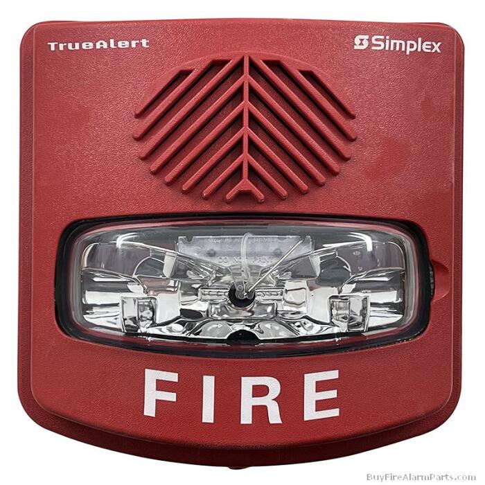 Sirena con Estrobo Simplex 4906-9131 Exterior Rojo