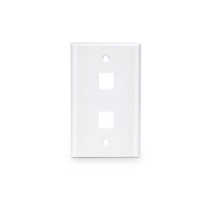 Conector RJ45 CBL AFP-01W-2 Placa 2 Puertos Blanco