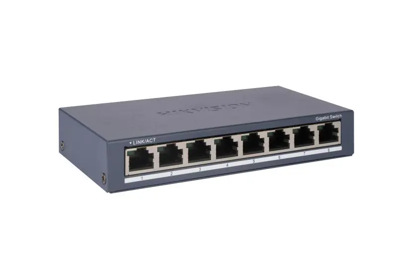 Switch Gigabit, 8 puertos, 10/100/100 Carcasa metálica