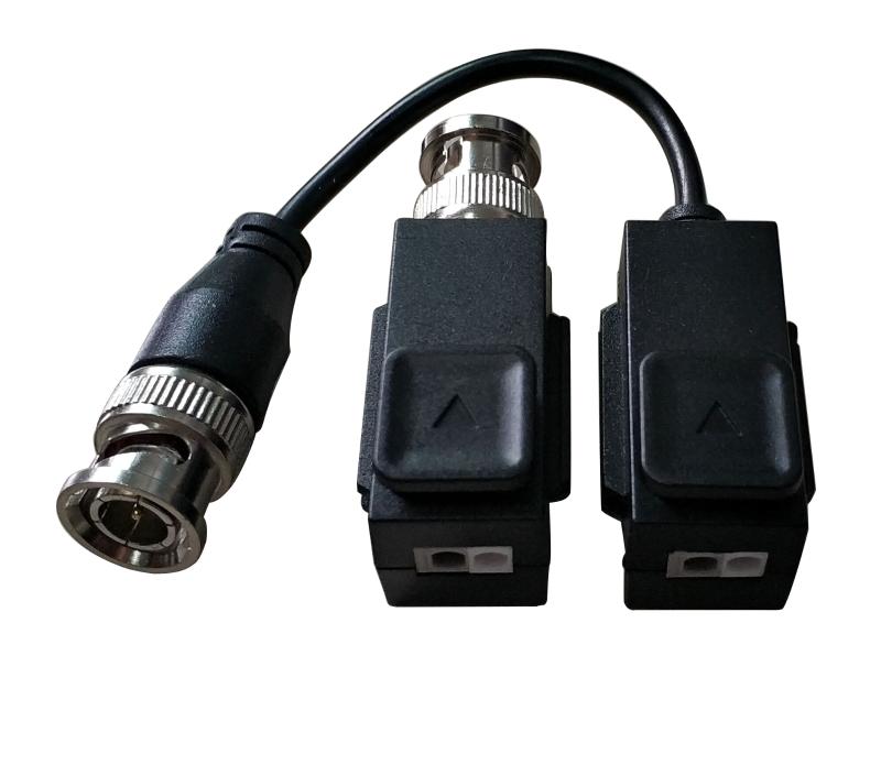 Balun de Video Balun Pasivo, HD 8MP (2 unidades). Hikvision