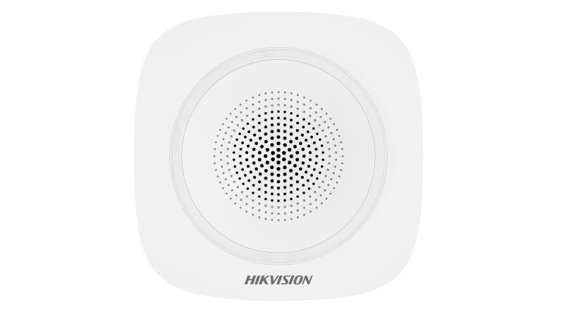 Sirena con Estrobo Hikvision AX PRO Inalámbrico 433MHz 110dB Interior