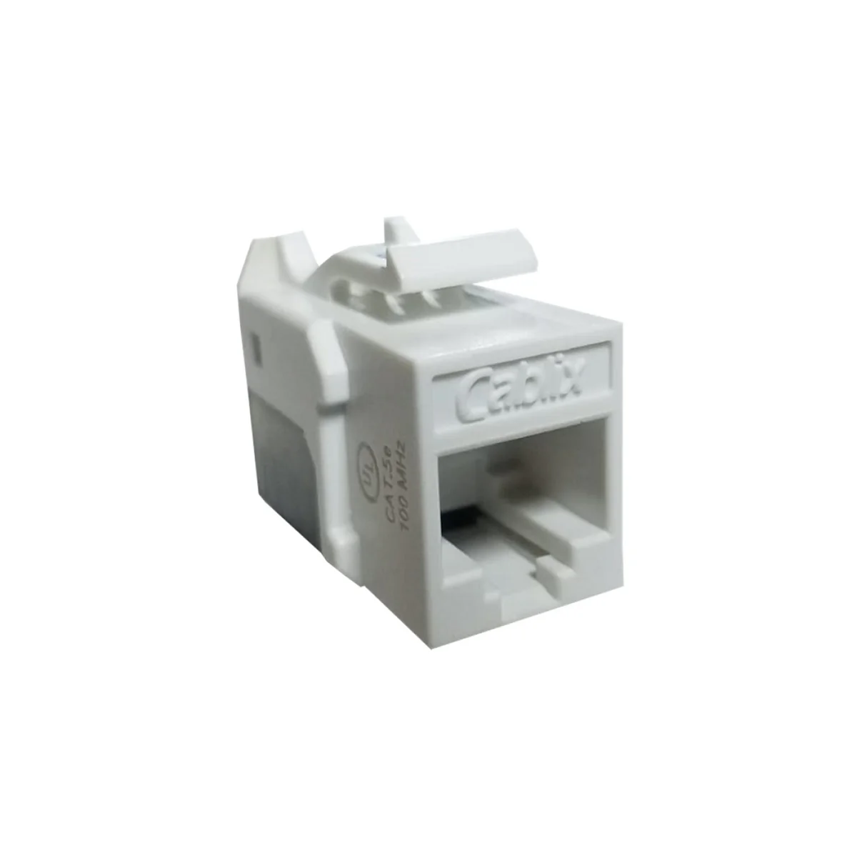 Conector RJ45 Cablix MKE-01W Jack Cat5e UTP 110 IDC Blanco