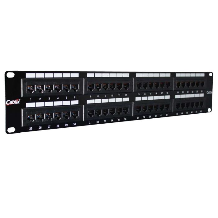 Patch Panel CBL MPE-11K Cat5e 48 Puertos UTP 110 IDC Rack